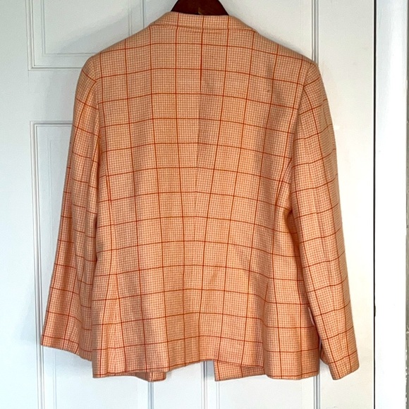 David Cenci Italian Cashmere Checkered Jacket - Picture 3 of 7